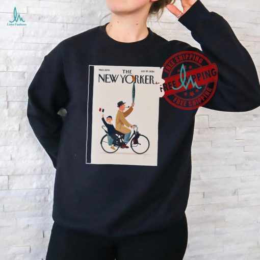 The New Yorker Paul Rogers’s Monsieur Hulot’s Olympics July 29 2024 Poster Shirt
