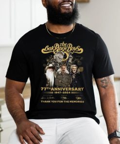 The Oak Ridge Boys 77th Anniversary 1947 2024 Thank You For The Memories T Shirt