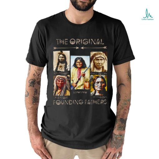 The Original Founding Fathers Native American V neck T Shirt