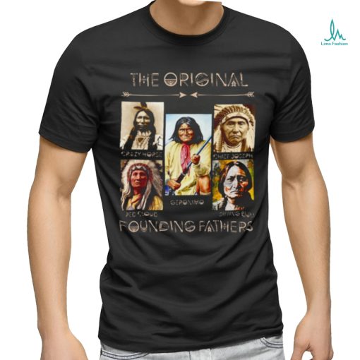 The Original Founding Fathers Native American V neck T Shirt