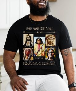 The Original Founding Fathers Native American V neck T Shirt