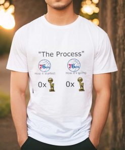 The Process Philadelphia 76ers how it started how its going shirt