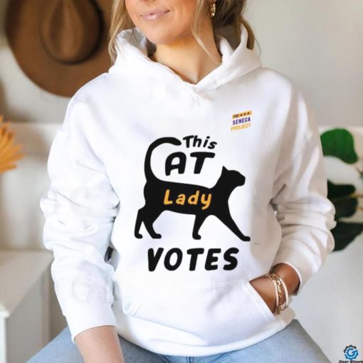 The Seneca Project This Cat Lady Votes Tee shirt