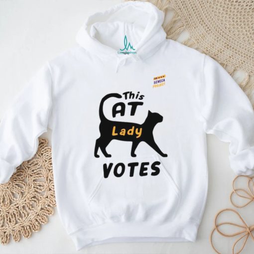 The Seneca Project This Cat Lady Votes Tee shirt