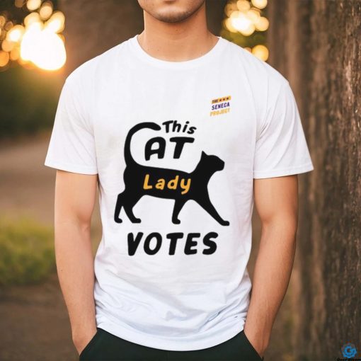 The Seneca Project This Cat Lady Votes Tee shirt