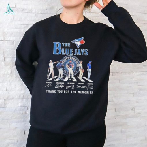 The Toronto Blue Jays Abbey Road Thank You For The Memories Signatures Shirt