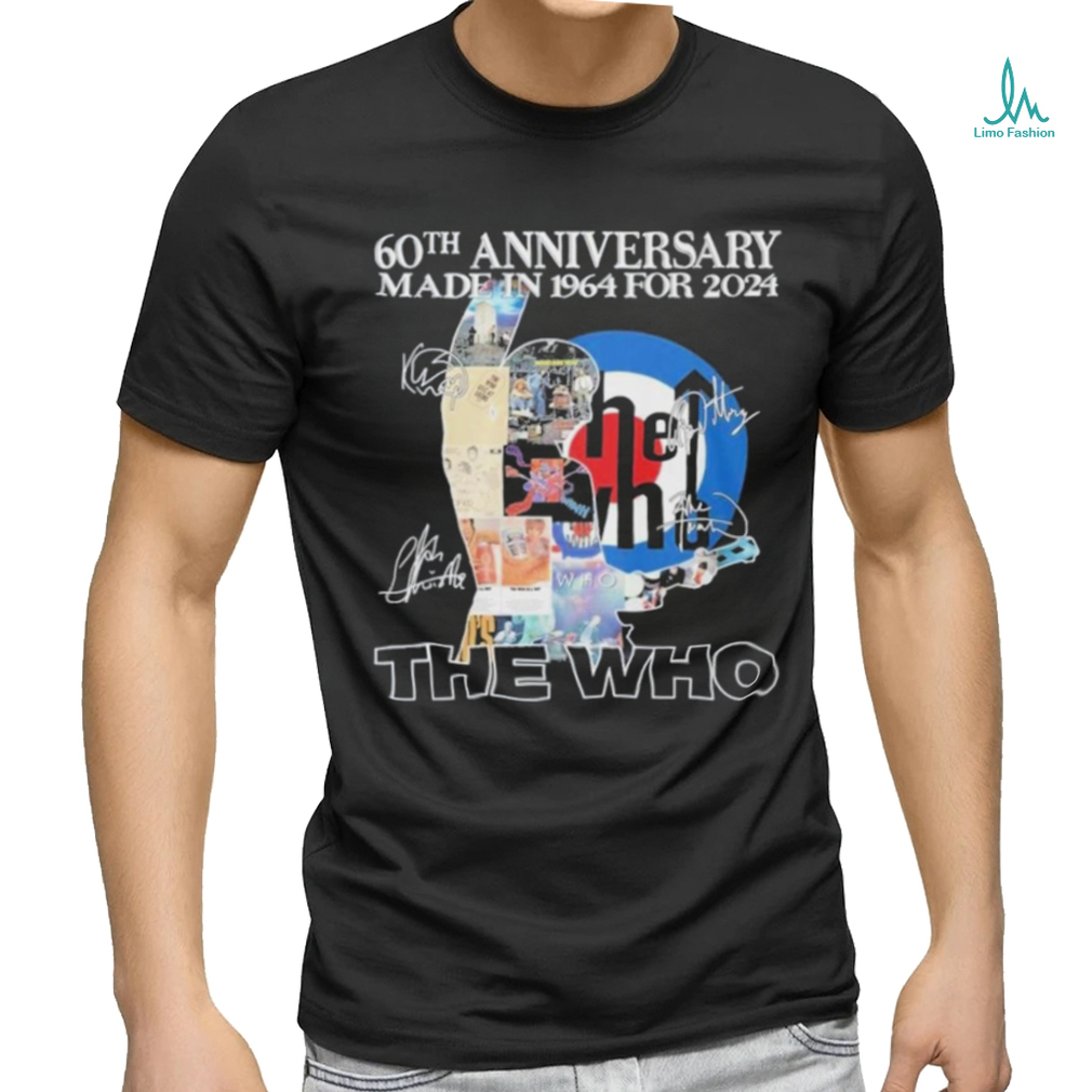The Who 60th Anniversary Made In 1964 For 2024 The Memories T Shirt The Who 60th Anniversary Made In 1964 For 2024 The Memories T Shirt