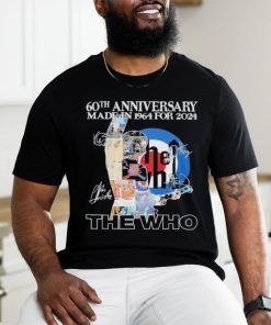 The Who 60th Anniversary Made In 1964 For 2024 The Memories T Shirt, hoodie, sweater, long sleeve and tank top The Who 60th Anniversary Made In 1964 For 2024 The Memories T Shirt