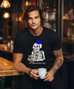 The grind never stops skeleton shirt