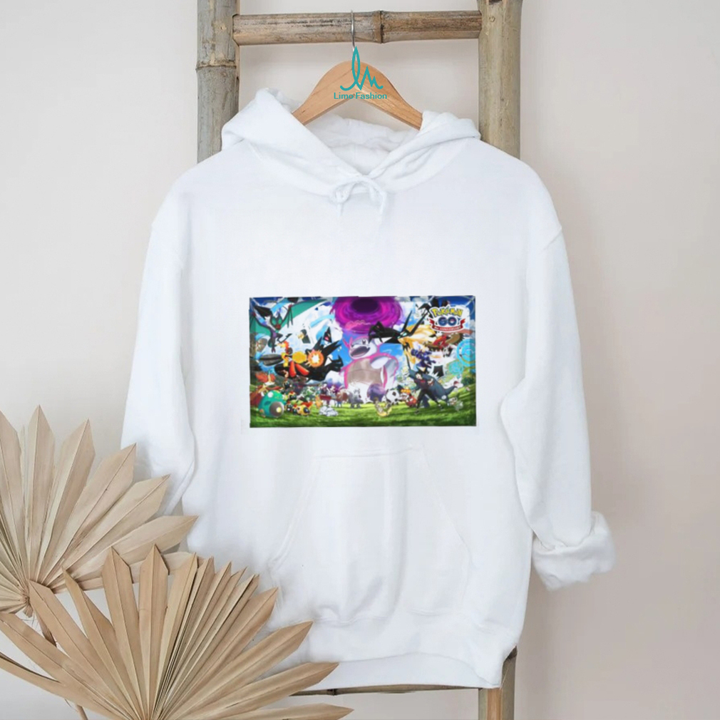 The pokemon go 8th anniversary poster shirt The pokemon go 8th anniversary poster shirt