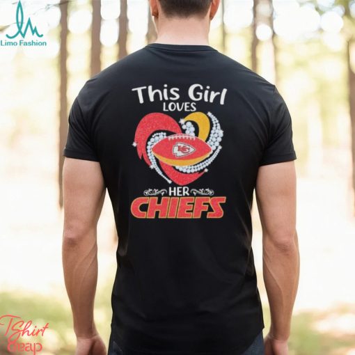 This Girl Loves Her Kansas City Chiefs Diamonds 2024 Shirt