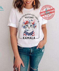 This childless cat lady is voting Kamala Harris election 2024 Shirt