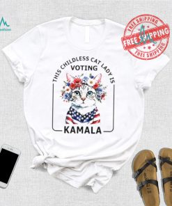 This childless cat lady is voting Kamala Harris election 2024 Shirt