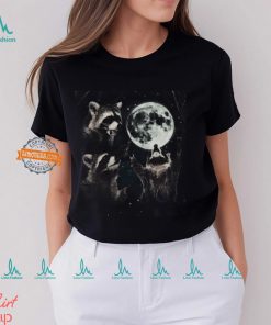 Three Raccoons Vintage Graphic T shirt