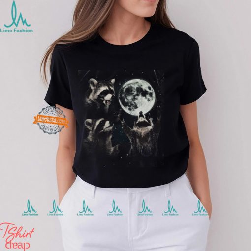Three Raccoons Vintage Graphic T shirt