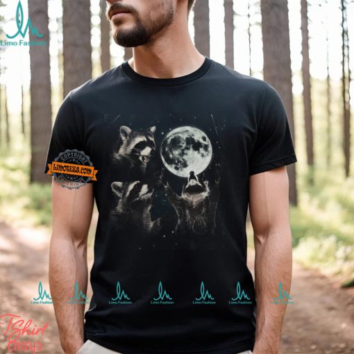 Three Raccoons Vintage Graphic T shirt