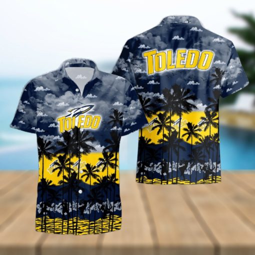 Toledo Rockets Palms Tree Hawaiian Shirt