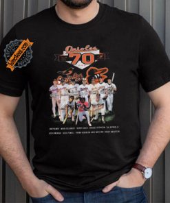 Top Baltimore orioles 70 years of legends from 1954 to 2024 shirt
