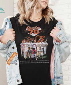 Top Baltimore orioles 70 years of legends from 1954 to 2024 shirt