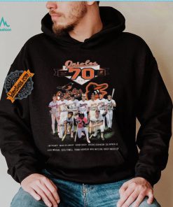 Top Baltimore orioles 70 years of legends from 1954 to 2024 shirt