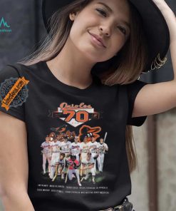 Top Baltimore orioles 70 years of legends from 1954 to 2024 shirt