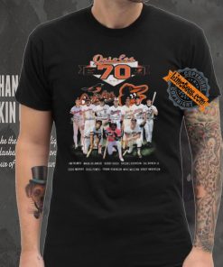 Top Baltimore orioles 70 years of legends from 1954 to 2024 shirt