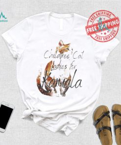 Top Childfree cat ladies for kamala vote for the kitty lady in 2024 shirt