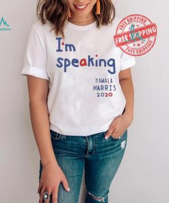 Top I’m speaking Kamala harris 2020 shirt