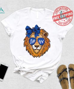 Top Lions mascot glasses football 2024 shirt