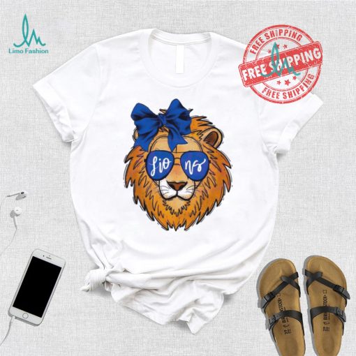Top Lions mascot glasses football 2024 shirt