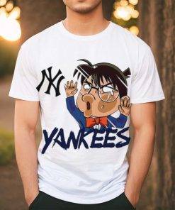 Top MLB New York Yankees Edogawa Conan chibi character shirt