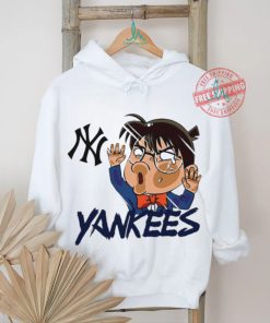 Top MLB New York Yankees Edogawa Conan chibi character shirt