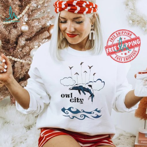 Top Owl City Flying Whale Shirt