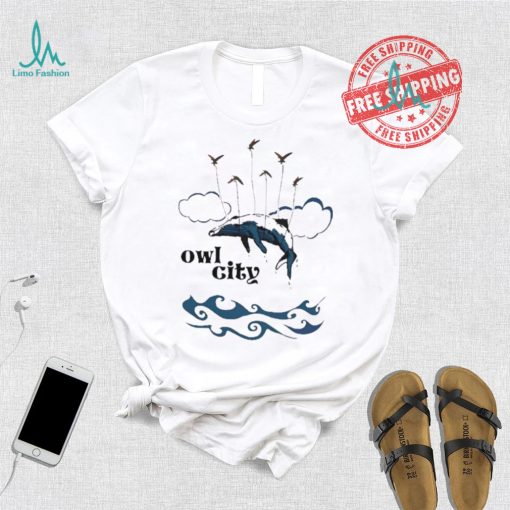 Top Owl City Flying Whale Shirt