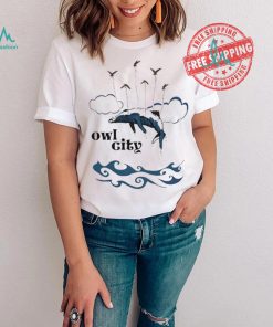 Top Owl City Flying Whale Shirt