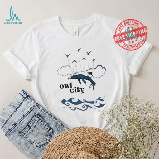 Top Owl City Flying Whale Shirt