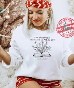 Top The tortured teachers department floral book shirt, hoodie, sweater, long sleeve and tank top Top The tortured teachers department floral book shirt