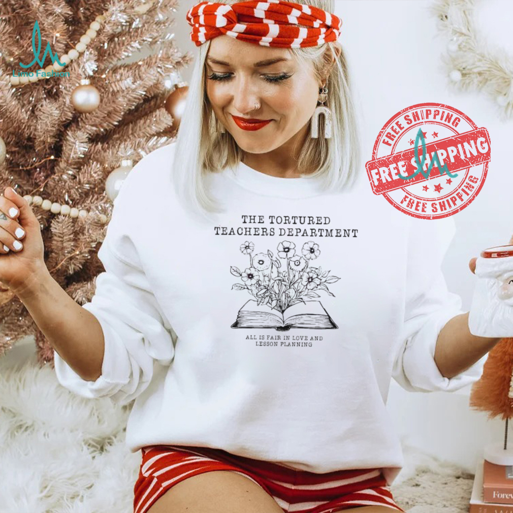 Top The tortured teachers department floral book shirt Top The tortured teachers department floral book shirt