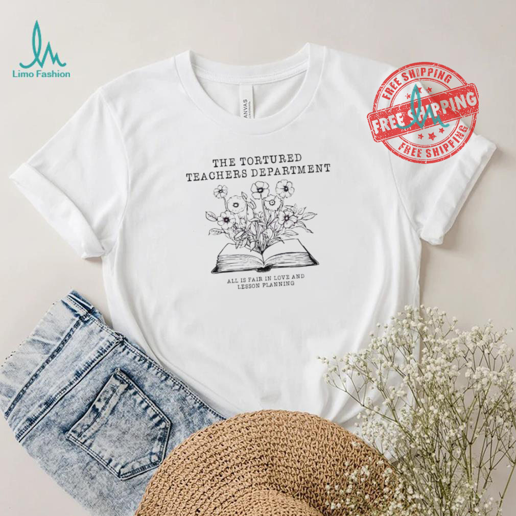Top The tortured teachers department floral book shirt Top The tortured teachers department floral book shirt