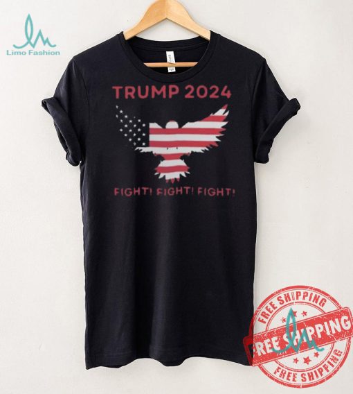 Top Trump 2024 Fight Eagle USA Flag Classic T Shirt
