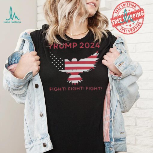 Top Trump 2024 Fight Eagle USA Flag Classic T Shirt