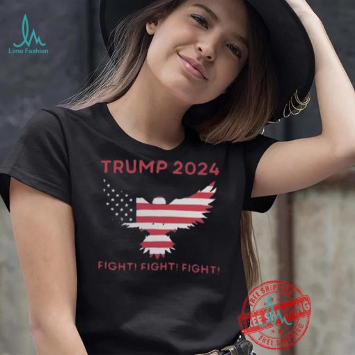 Top Trump 2024 Fight Eagle USA Flag Classic T Shirt