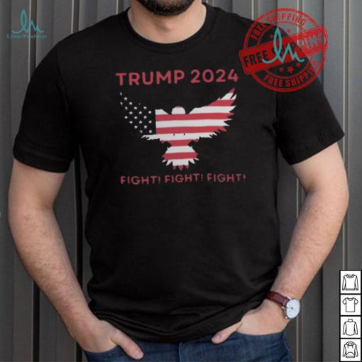Top Trump 2024 Fight Eagle USA Flag Classic T Shirt