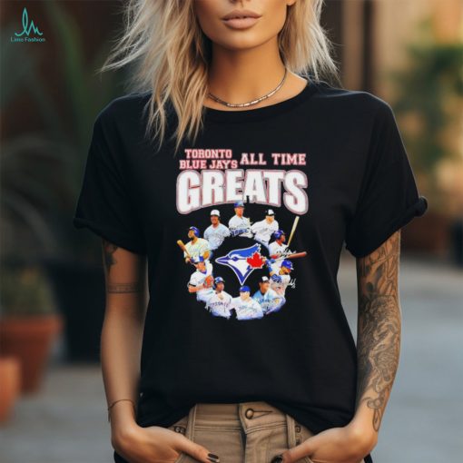 Toronto Blue Jays All Time Greats Players Signatures Shirt
