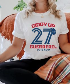 Toronto Blue Jays Giddy Up 27 Guerrero Shirt