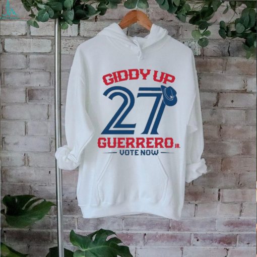 Toronto Blue Jays Giddy Up 27 Guerrero Shirt