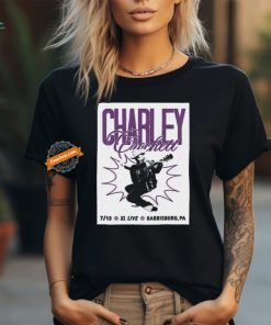Tour Poster Charley Crockett In Harrisburg, PA On July 13, 2024 shirt