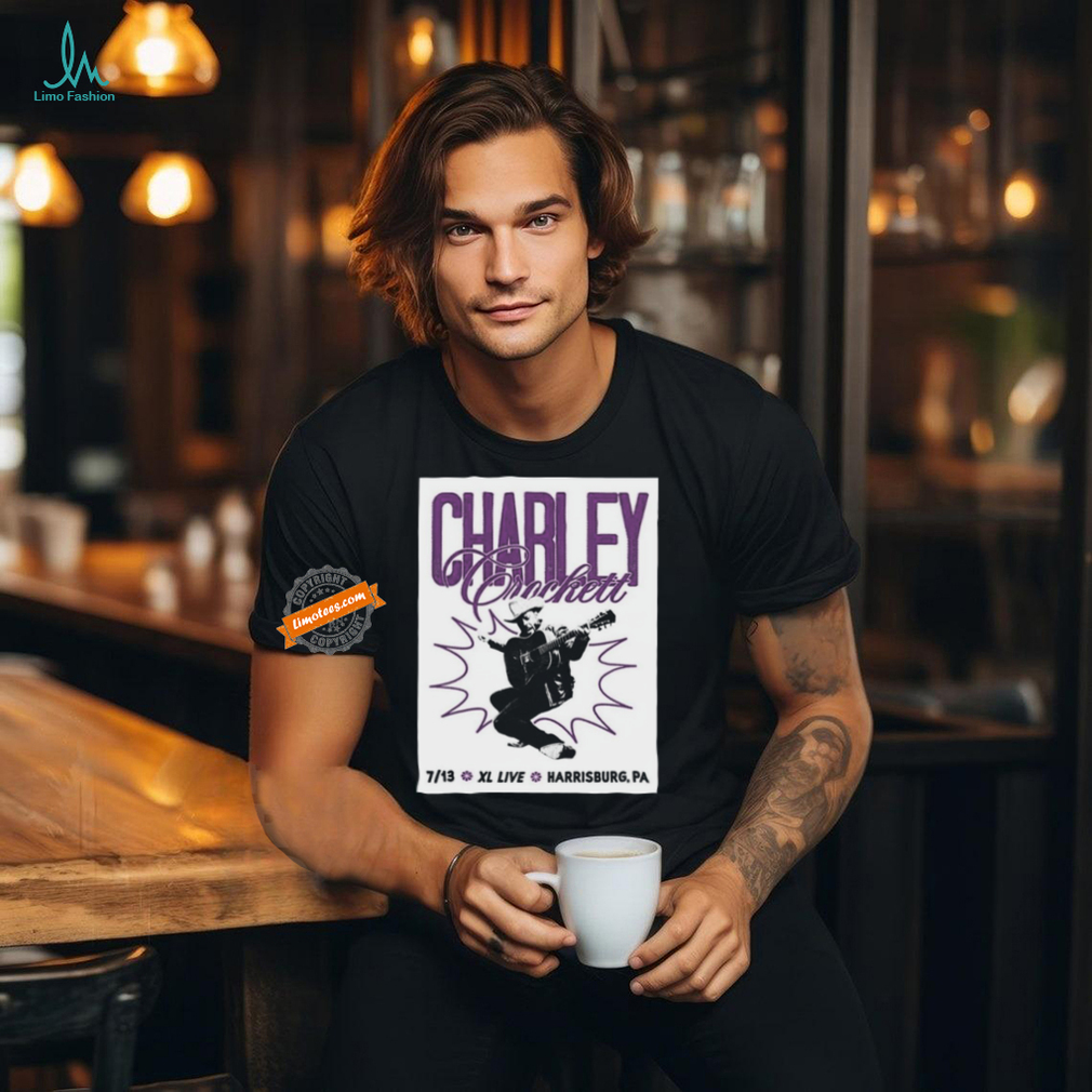 Tour Poster Charley Crockett In Harrisburg, PA On July 13, 2024 shirt Tour Poster Charley Crockett In Harrisburg, PA On July 13, 2024 shirt