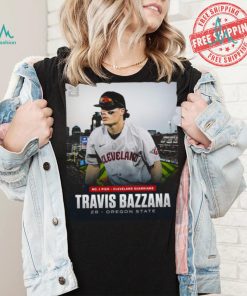 Travis Bazzana Cleveland Guardians No. 1 Pick 2 B Oregon State shirt