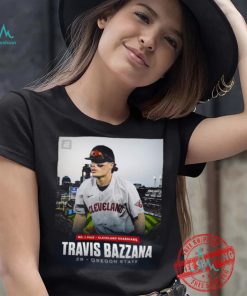 Travis Bazzana Cleveland Guardians No. 1 Pick 2 B Oregon State shirt